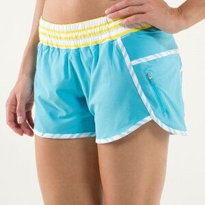 Lululemon Run: Track Attack Short Spry Blue Size 4